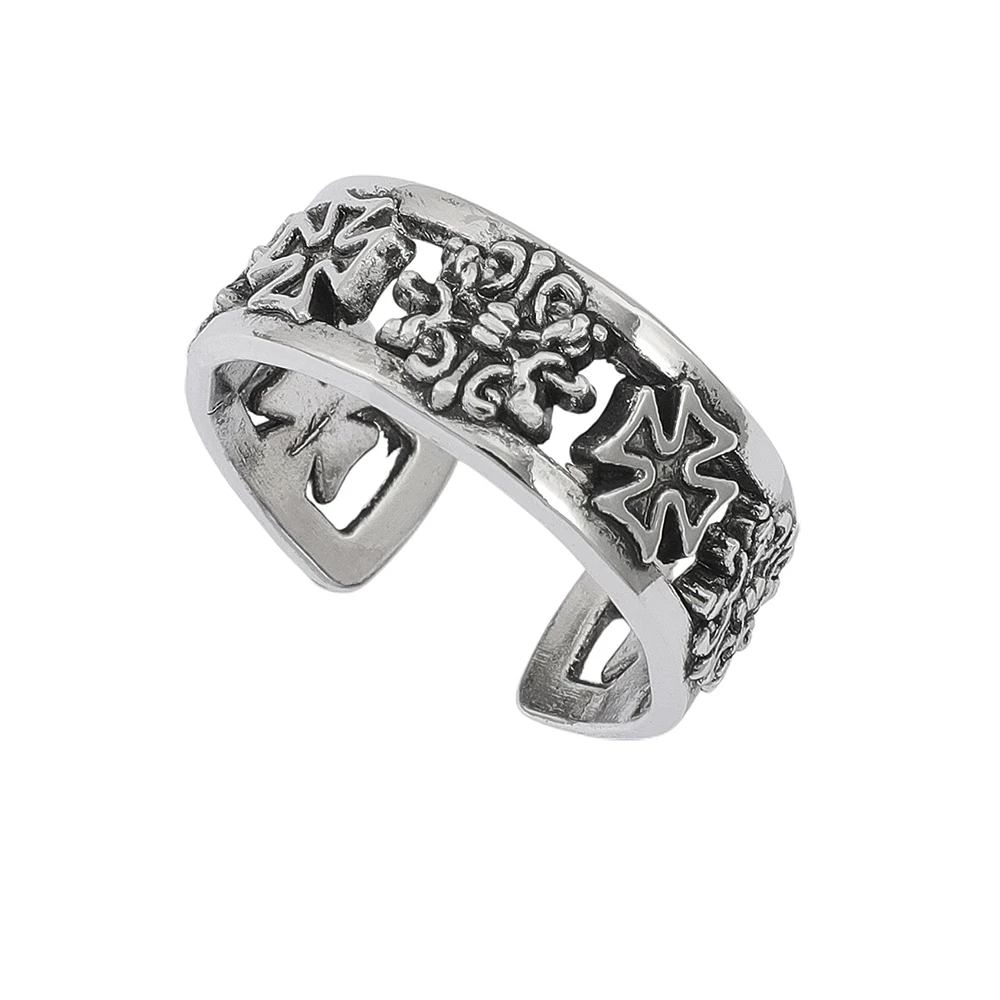 Punk Hip Hop Ring Retro Cross Design Adjustable Opening Ring Gothic Niche Men's Statement Accessory Unisex Fashion
Punk Hip Hop Ring Retro Cross Design Adjustable Opening Ring Gothic Niche Men's Statement Accessory Unisex Fashion