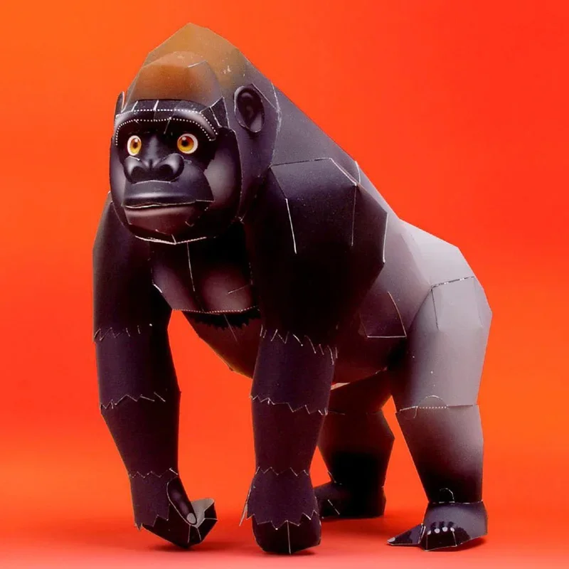 Mountain Gorilla Origami Art Складная мини-милая 3D бумажная модель Papercraft Фигурка животного DIY Дети Взрослые игрушки ручной работы QD-079
Mountain Gorilla Origami Art Складная мини-милая 3D бумажная модель Papercraft Фигурка животного DIY Дети Взрослые игрушки ручной работы QD-079