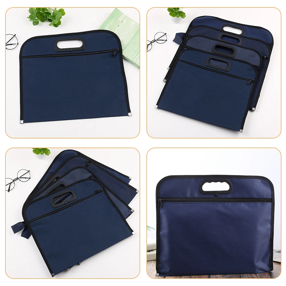 5 Pcs Waterproof File Package Student Book Pouches Bags Zipper Storage Oxford Document
5 Pcs Waterproof File Package Student Book Pouches Bags Zipper Storage Oxford Document