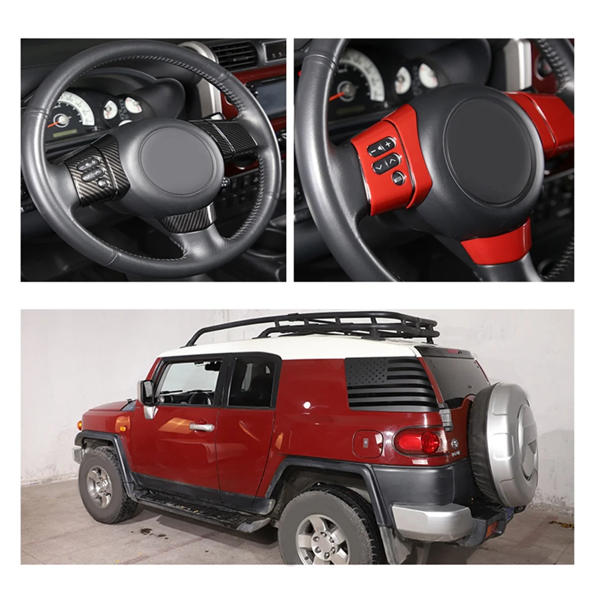 Reliable-A- Steering Wheel Cover Button Decoration Stickers Trim for Toyota FJ Cruiser 2007-2021-ABIQ
Reliable-A- Steering Wheel Cover Button Decoration Stickers Trim for Toyota FJ Cruiser 2007-2021-ABIQ