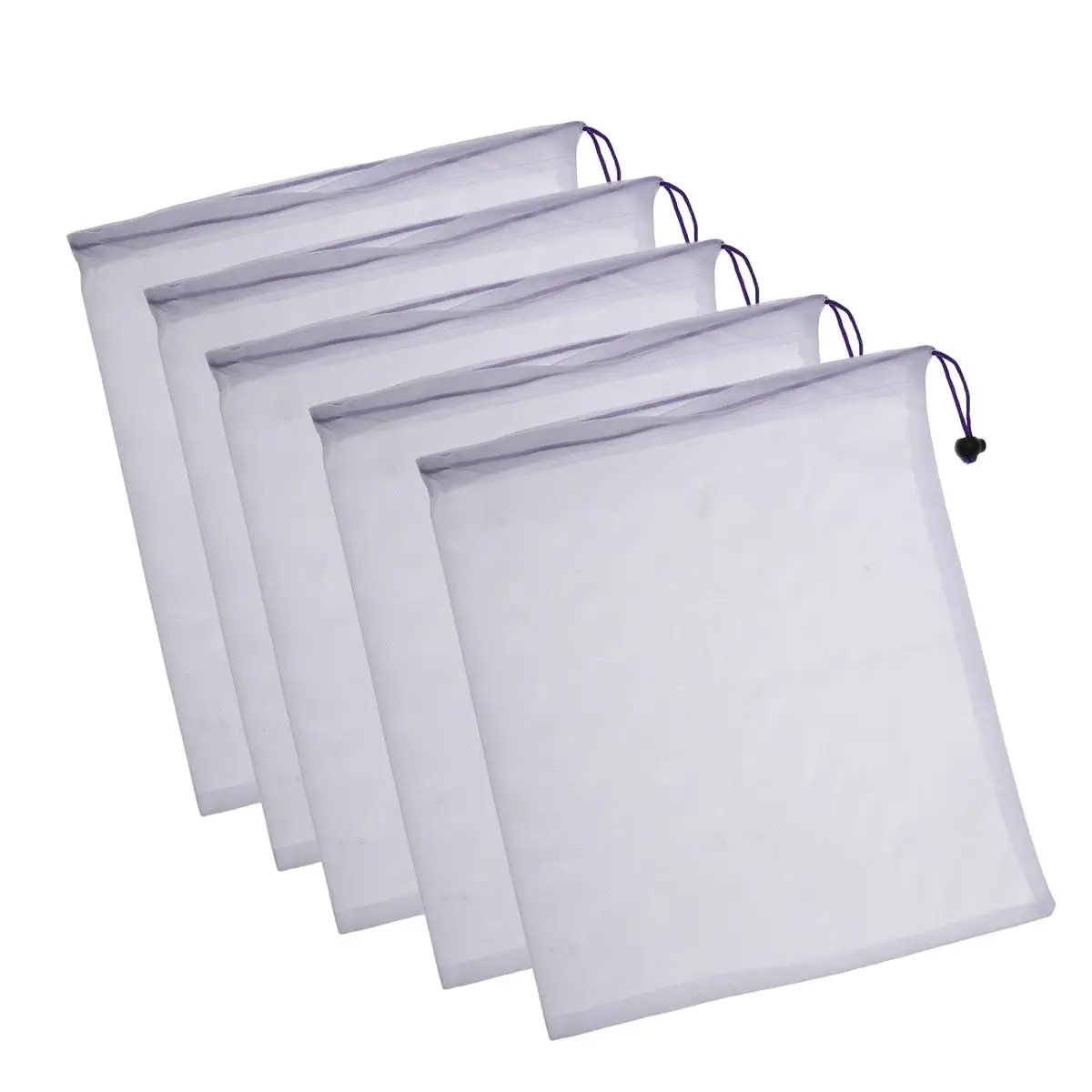 5pcs Premium Reusable Grocery Bags Eco Friendly Mesh Bags Washing Bags with Drawstring for Fruit and Vegetable Size (Random
5pcs Premium Reusable Grocery Bags Eco Friendly Mesh Bags Washing Bags with Drawstring for Fruit and Vegetable Size (Random