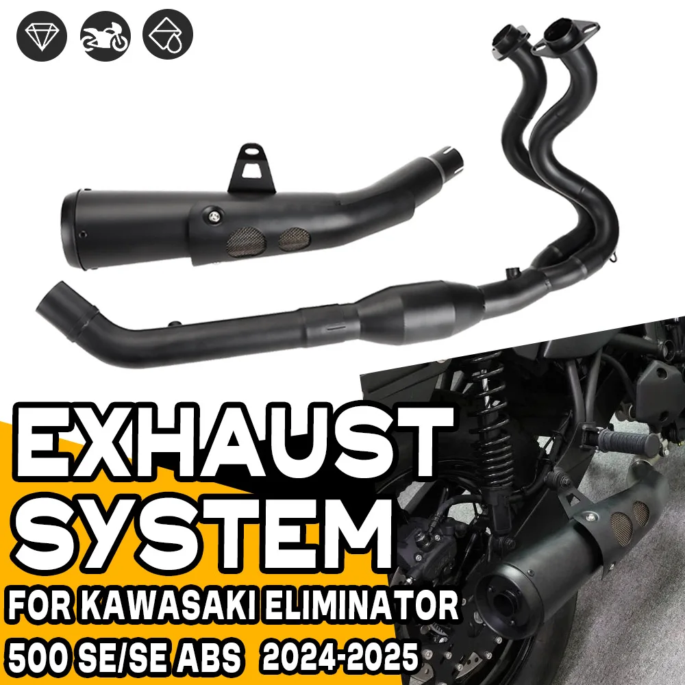 Full Exhaust System Slipon Air-Out Muffler Pipe For KAWASAKI ELIMINATOR500 SE ABS Eliminator500 2024 2025 Motorcycle Accessories
Full Exhaust System Slipon Air-Out Muffler Pipe For KAWASAKI ELIMINATOR500 SE ABS Eliminator500 2024 2025 Motorcycle Accessories