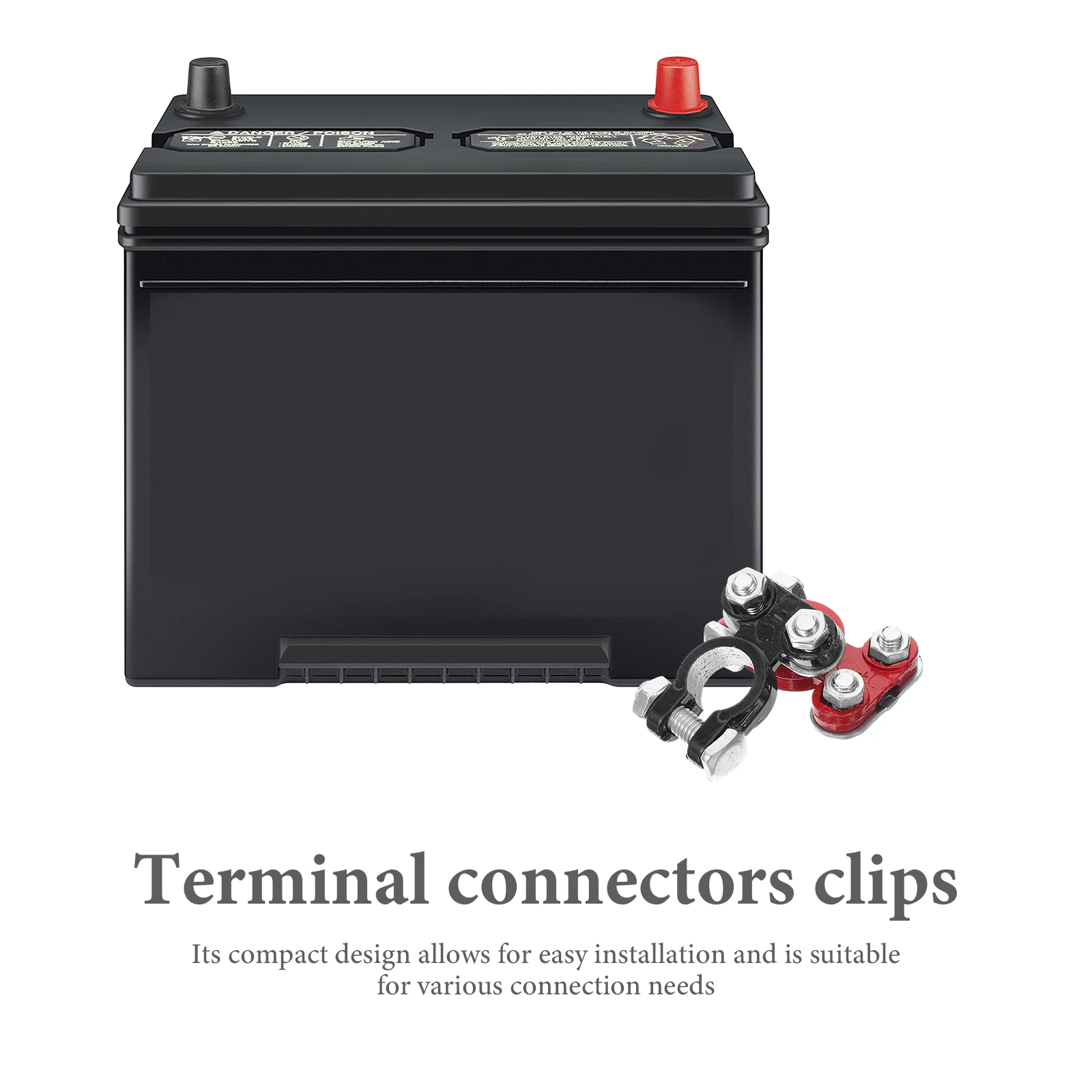 1 Pair Terminal Clamp Connectors Aluminium Alloy Car Truck Vehicle Replacement Quick Disconnect Clips Durable Sturdy 
1 Pair Terminal Clamp Connectors Aluminium Alloy Car Truck Vehicle Replacement Quick Disconnect Clips Durable Sturdy