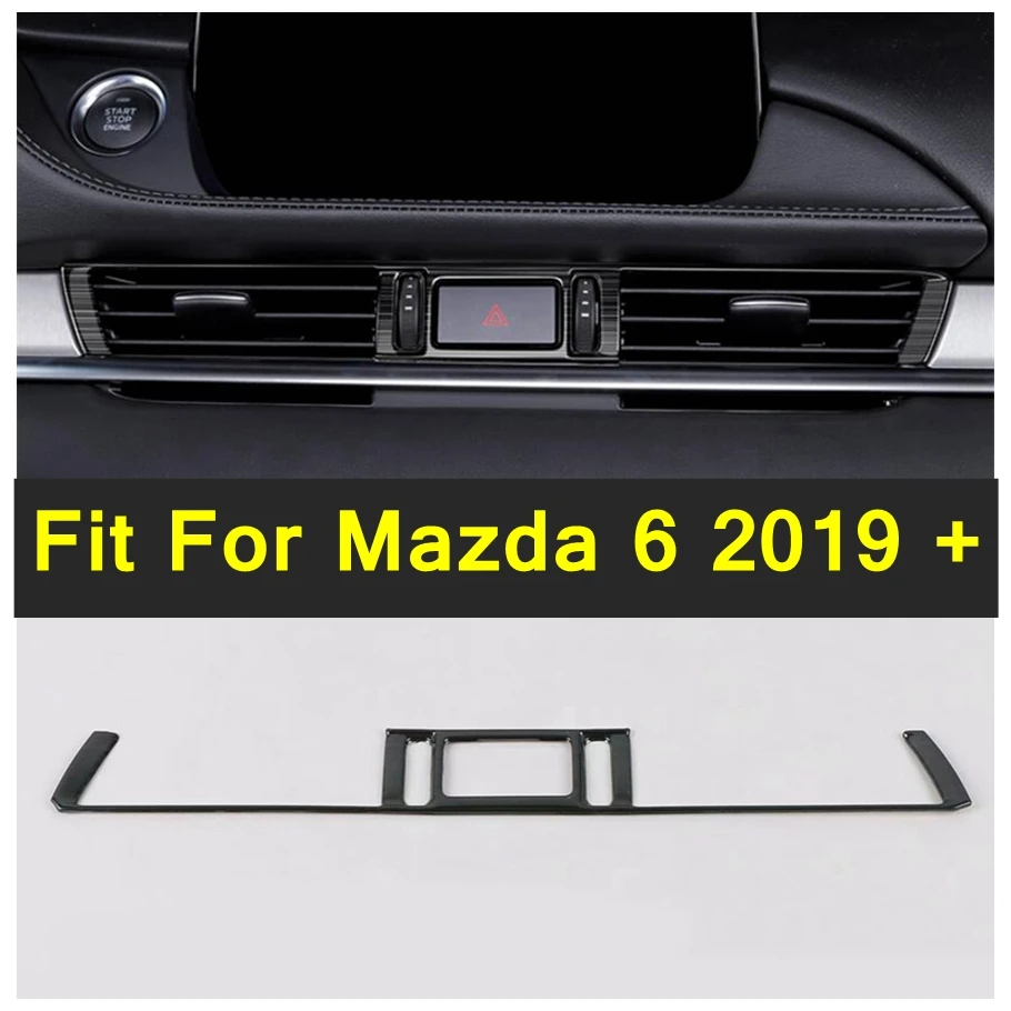 Car AC Vent Center Air Conditioning Outlet Decor Stripes Cover Trim For Mazda 6 2019 - 2024 Stainless Steel Interior Accessories
Car AC Vent Center Air Conditioning Outlet Decor Stripes Cover Trim For Mazda 6 2019 - 2024 Stainless Steel Interior Accessories