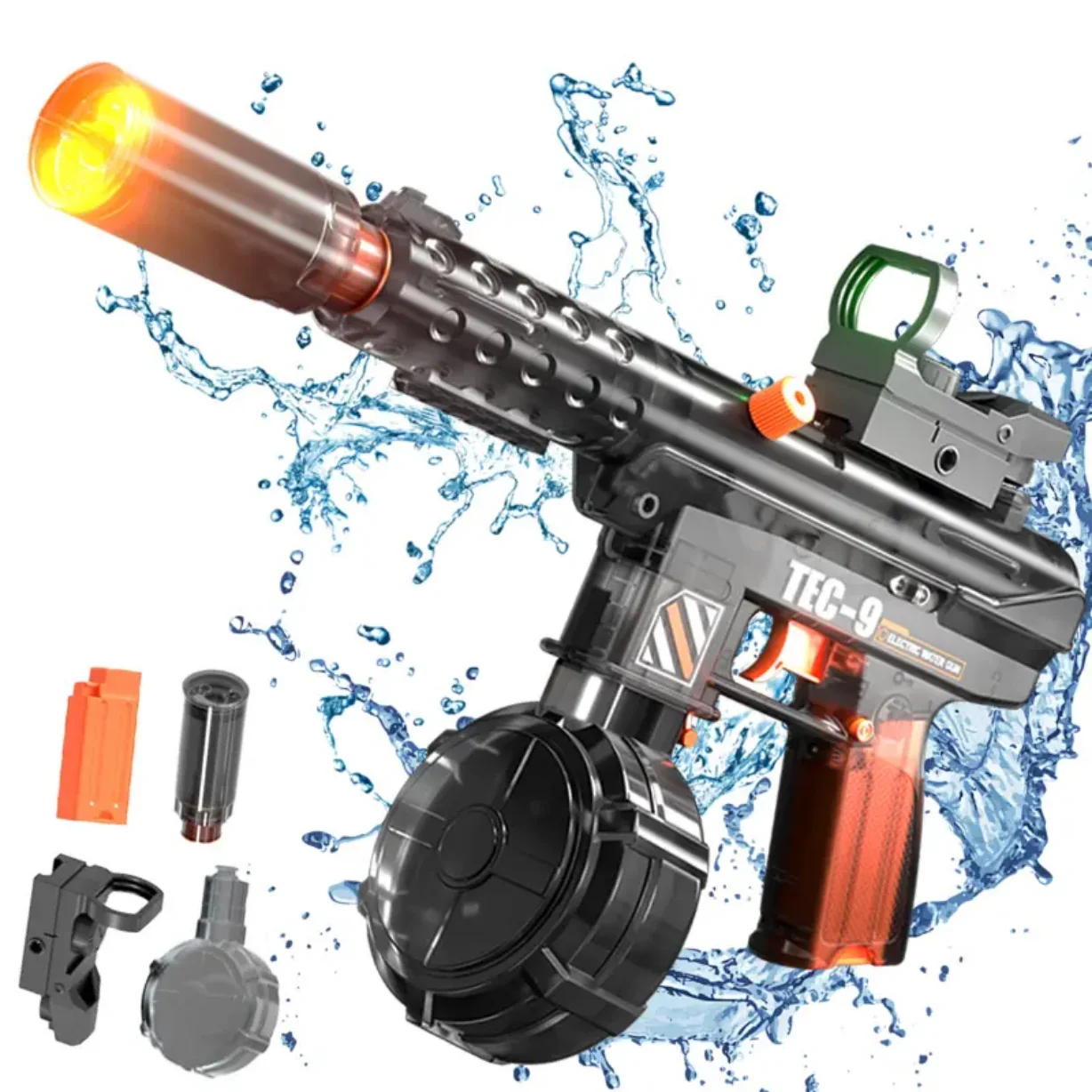 Electric Water Gun Toy for Kids Simulated Flame Automatic Continuous Water Pistol Children Summer Outdoor Shooting Game Toy
Electric Water Gun Toy for Kids Simulated Flame Automatic Continuous Water Pistol Children Summer Outdoor Shooting Game Toy