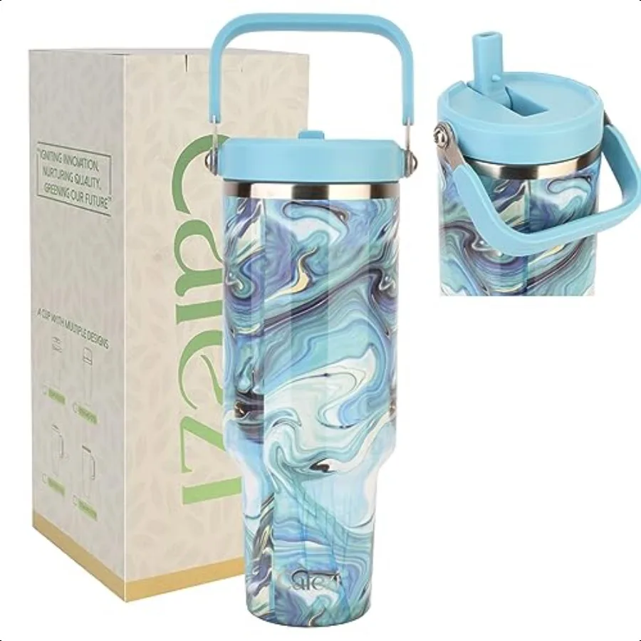 40 oz Tumbler with Lid and Straw Stainl Steel Vacuum Insulated Tumblers with Flip Straw and Top Handle Reusable Insulated Water
40 oz Tumbler with Lid and Straw Stainl Steel Vacuum Insulated Tumblers with Flip Straw and Top Handle Reusable Insulated Water