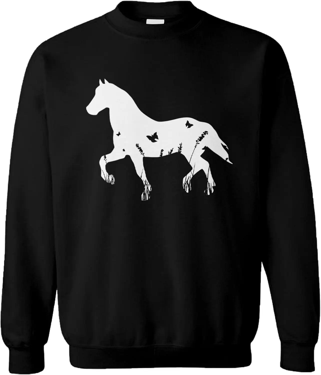 Толстовка унисекс с круглым вырезом Tcombo Horse Silhoutte With Butterflies - Meadow
Толстовка унисекс с круглым вырезом Tcombo Horse Silhoutte With Butterflies - Meadow
