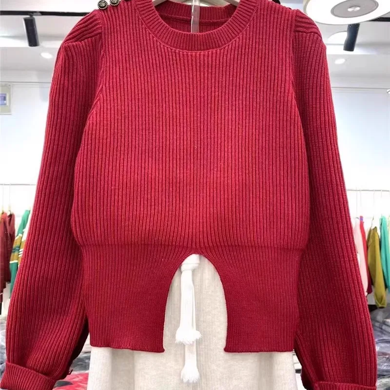 Повседневный трикотаж Bubble Sve, женский свитер на голову для похудения, с разрезом, для поездок на работу, обычный, тонкий, длинный све, круглый...
Повседневный трикотаж Bubble Sve, женский свитер на голову для похудения, с разрезом, для поездок на работу, обычный, тонкий, длинный све, круглый...