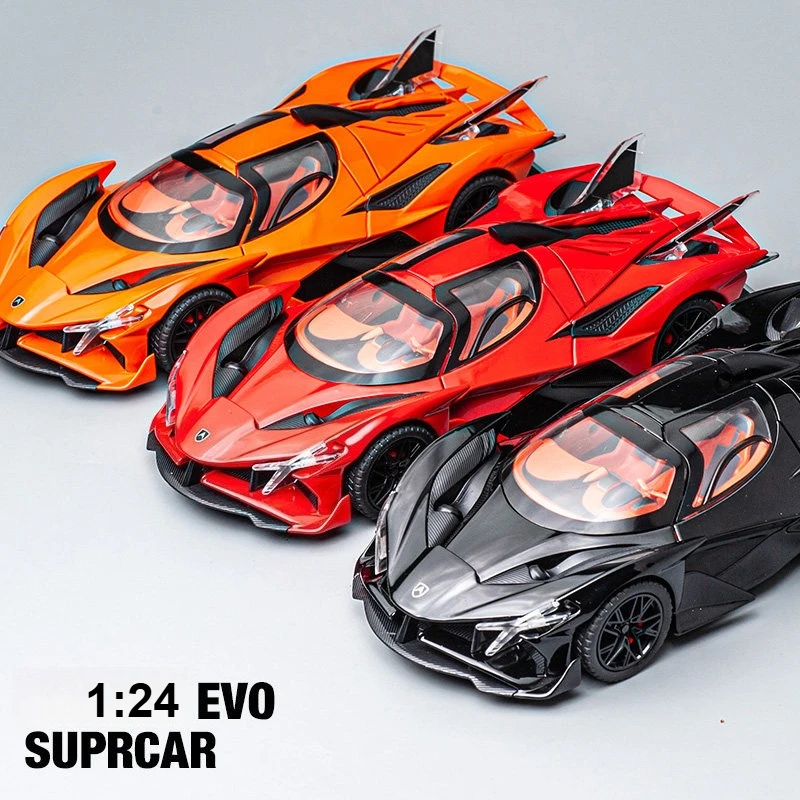 1:24 Project EVO Supercar Alloy Diecast Metal Model Sound Light Pull Back Racing Toy Collection Toy Gift
1:24 Project EVO Supercar Alloy Diecast Metal Model Sound Light Pull Back Racing Toy Collection Toy Gift
