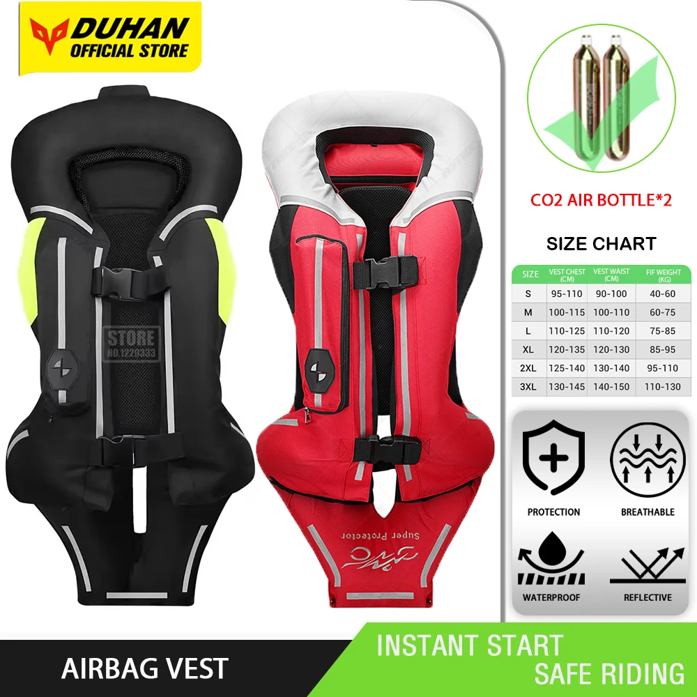 Мотоциклетный жилет с воздушной подушкой, система защиты от падений для мотокросса и езды, CE-сертифицированный протектор
Мотоциклетный жилет с воздушной подушкой, система защиты от падений для мотокросса и езды, CE-сертифицированный протектор