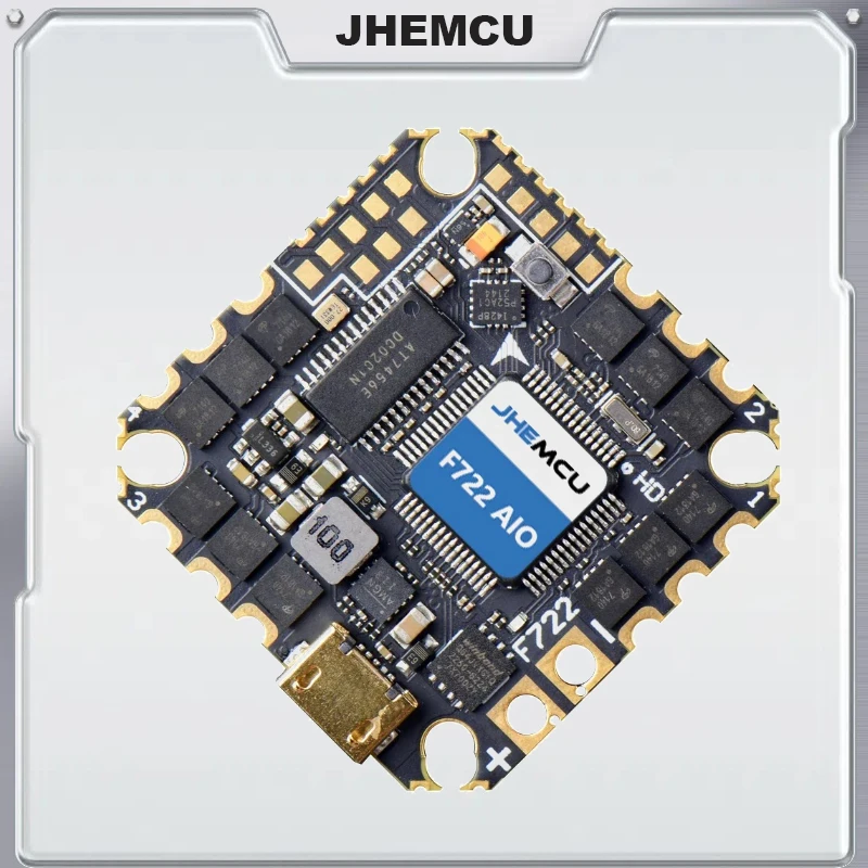 JHEMCU GHF722AIO-HD 40A AIO Baro OSD BlackBox F722 Flight Controller BLHELIS 40A 4in1 ESC 2-6S for FPV Freestyle Cinewhoop
JHEMCU GHF722AIO-HD 40A AIO Baro OSD BlackBox F722 Flight Controller BLHELIS 40A 4in1 ESC 2-6S for FPV Freestyle Cinewhoop