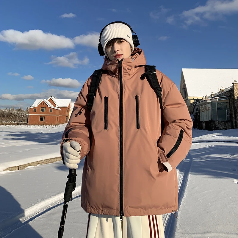 Мужская зимняя утепленная куртка из хлопка с пуховым наполнителем, ветрозащитная, теплая, молодежная, повседневная, модная, на молнии, с капюшоном, однотонная
Мужская зимняя утепленная куртка из хлопка с пуховым наполнителем, ветрозащитная, теплая, молодежная, повседневная, модная, на молнии, с капюшоном, однотонная