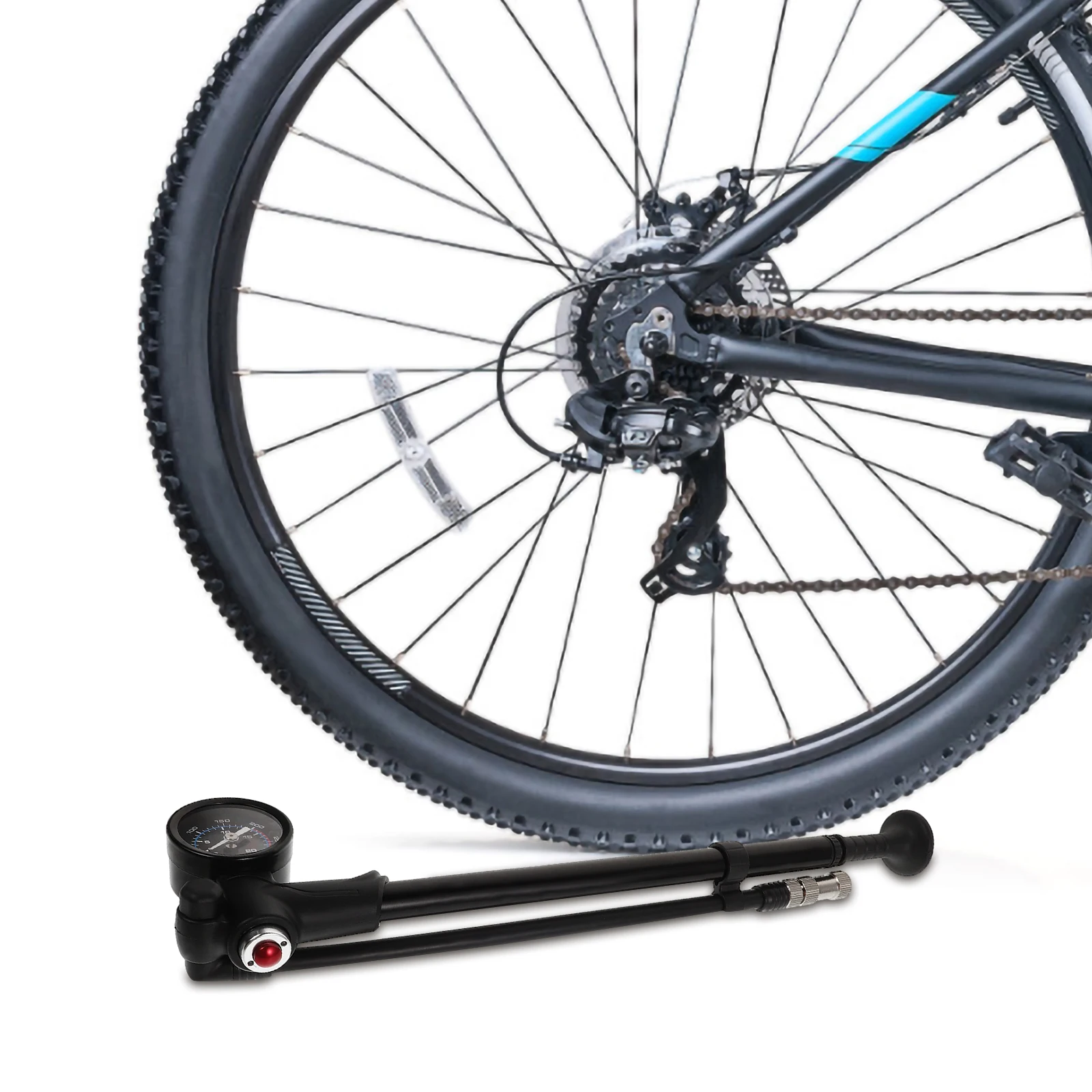 High Pressure Car Inflatable Cylinder Digital Shock Pump for Tires Bike Road Bicycle Pumps Household Multifunctional Portable
High Pressure Car Inflatable Cylinder Digital Shock Pump for Tires Bike Road Bicycle Pumps Household Multifunctional Portable