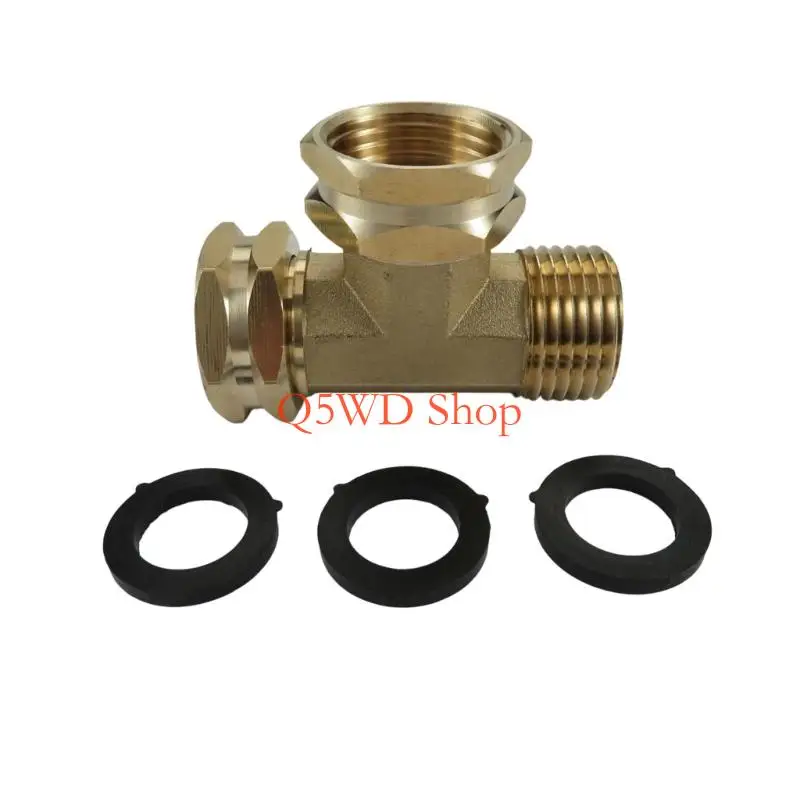 Q5WD Professional 3 Way Brass Pipe Joint Connector Plumbing Fitting Pipe Joint Garden Hose Accessories Enduring
Q5WD Professional 3 Way Brass Pipe Joint Connector Plumbing Fitting Pipe Joint Garden Hose Accessories Enduring