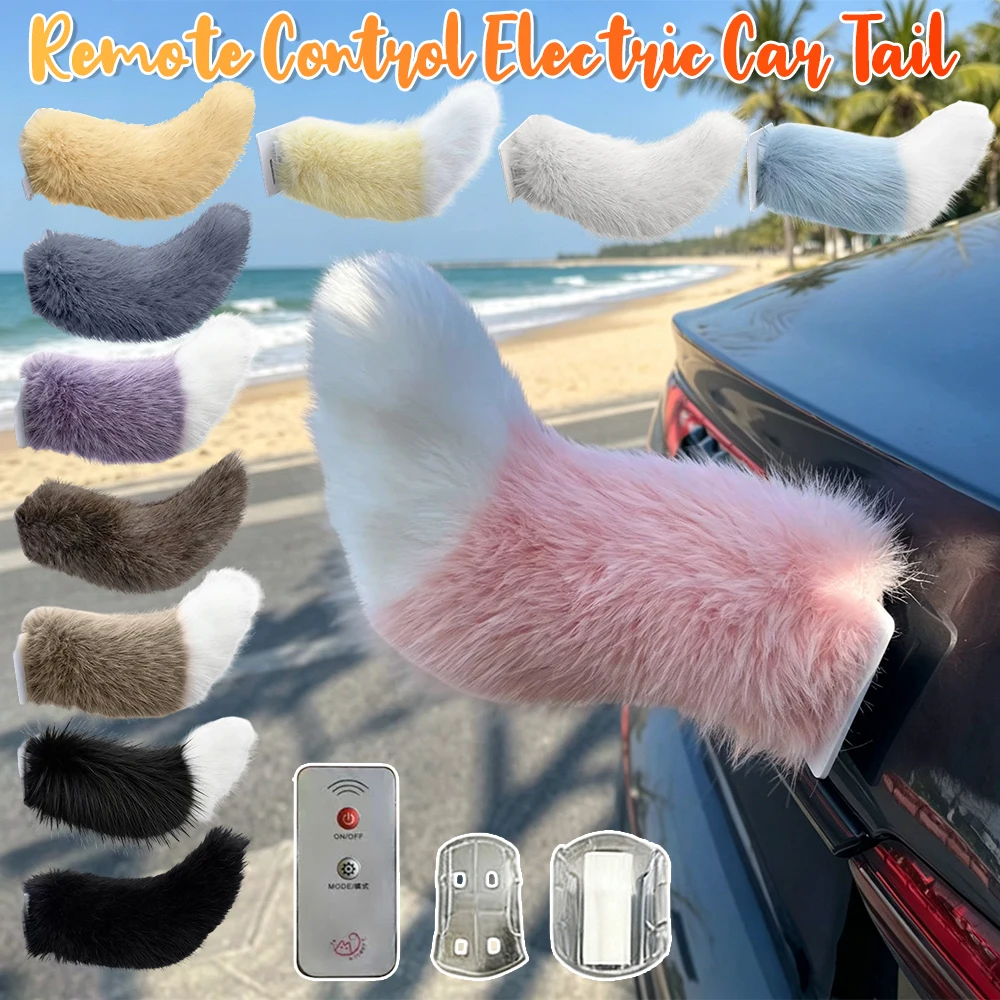 Electric Wagging Tail for Car Cute Plush Moving Auto Interior Exterior Ornament Remote Control Scooter Decor Tail Accessory
Electric Wagging Tail for Car Cute Plush Moving Auto Interior Exterior Ornament Remote Control Scooter Decor Tail Accessory