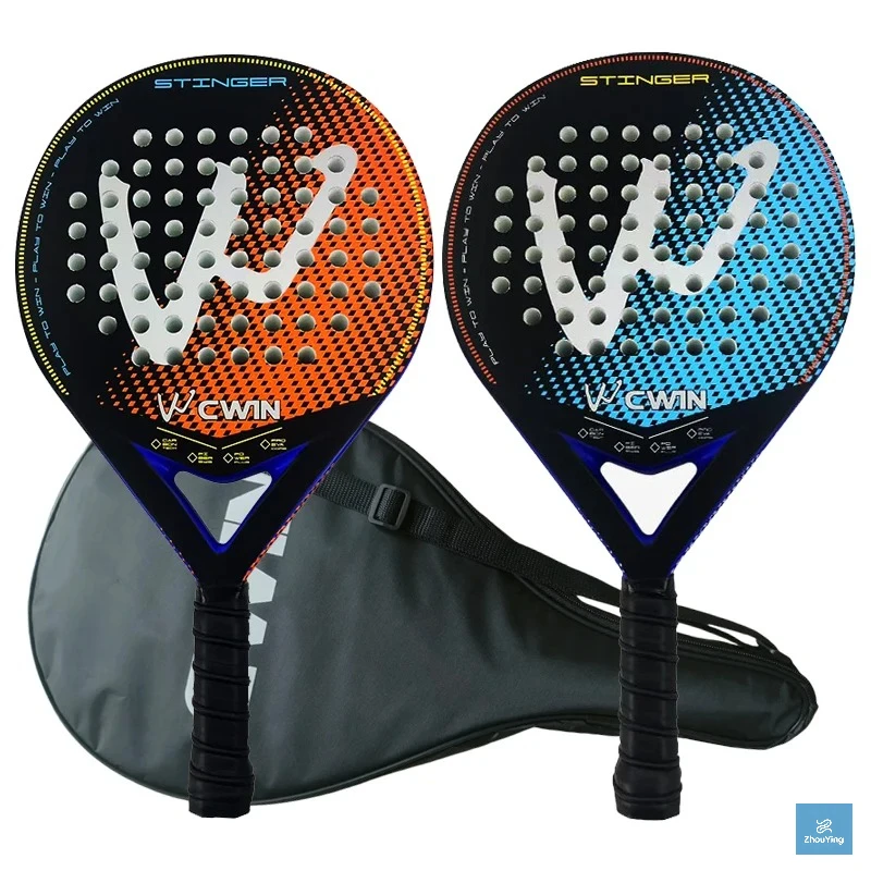 New Professional Padel Racket, 50% Carbon Fiber with EVA Elastic Memory Foam Core, for Training and Competition
New Professional Padel Racket, 50% Carbon Fiber with EVA Elastic Memory Foam Core, for Training and Competition