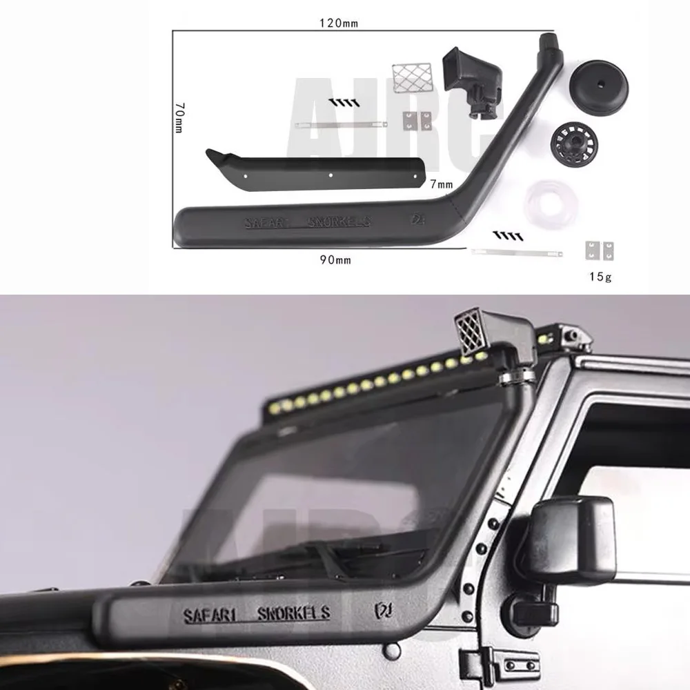Axial scx10 iii jeep 90046/90047 For Simulated Snorkel Air Intake Clamp Set Wading Remote control car Accessories parts
Axial scx10 iii jeep 90046/90047 For Simulated Snorkel Air Intake Clamp Set Wading Remote control car Accessories parts