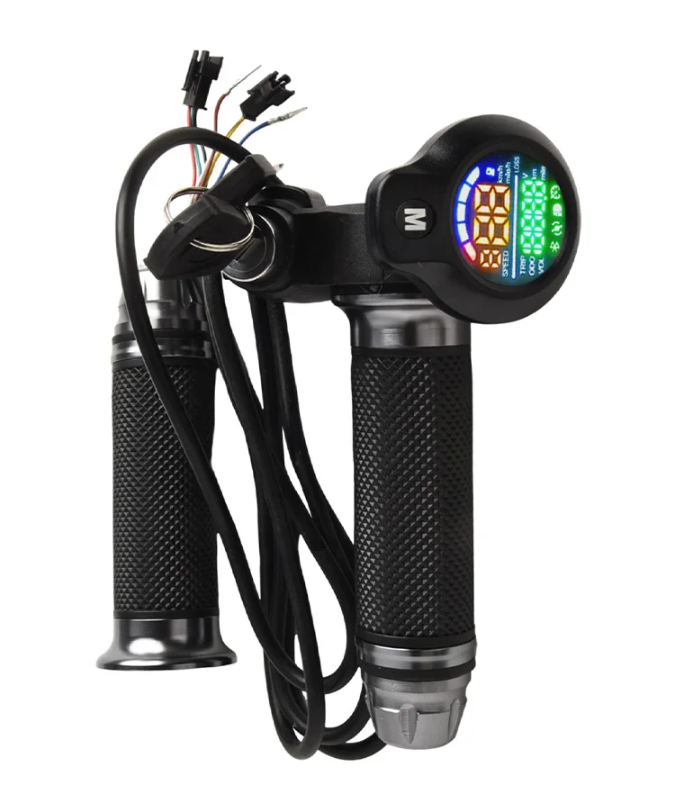 24-72V E-bike Handlebar Grips Digital Display Speed Control Throttle Electric Bicycle Scooter Tricycle Control Handlebar 6/8 Pin
24-72V E-bike Handlebar Grips Digital Display Speed Control Throttle Electric Bicycle Scooter Tricycle Control Handlebar 6/8 Pin