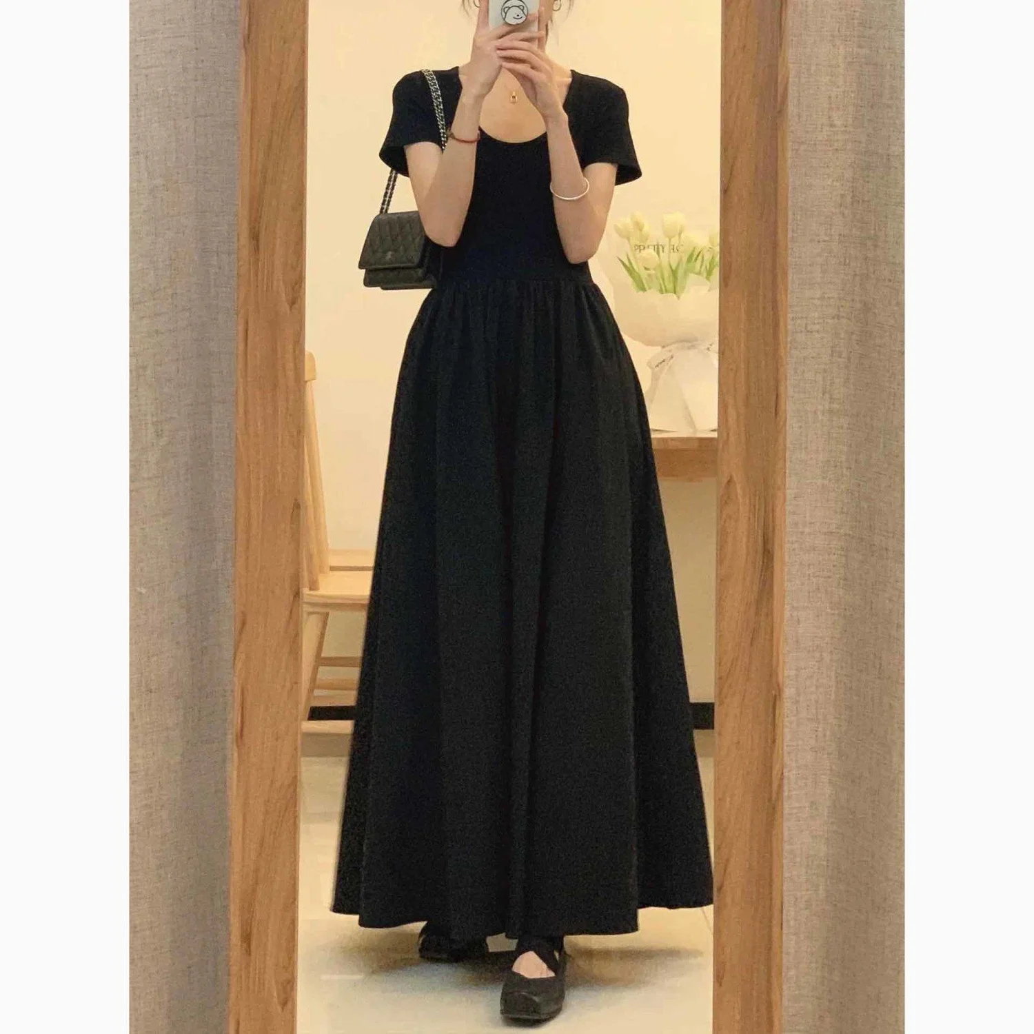 plus Size 300 Pou Korean Sle Pure Color Simple T-irt Dr Long Summer Faion Hip Concealing Meat Hiding Dr
plus Size 300 Pou Korean Sle Pure Color Simple T-irt Dr Long Summer Faion Hip Concealing Meat Hiding Dr