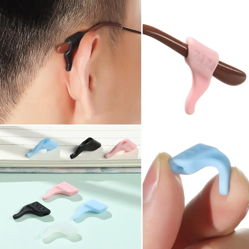 1 pair Silicone Anti-slip Holder For Glasses Accessories Ear Hook Sports Eyeglass Temple Tip stoppers
1 pair Silicone Anti-slip Holder For Glasses Accessories Ear Hook Sports Eyeglass Temple Tip stoppers