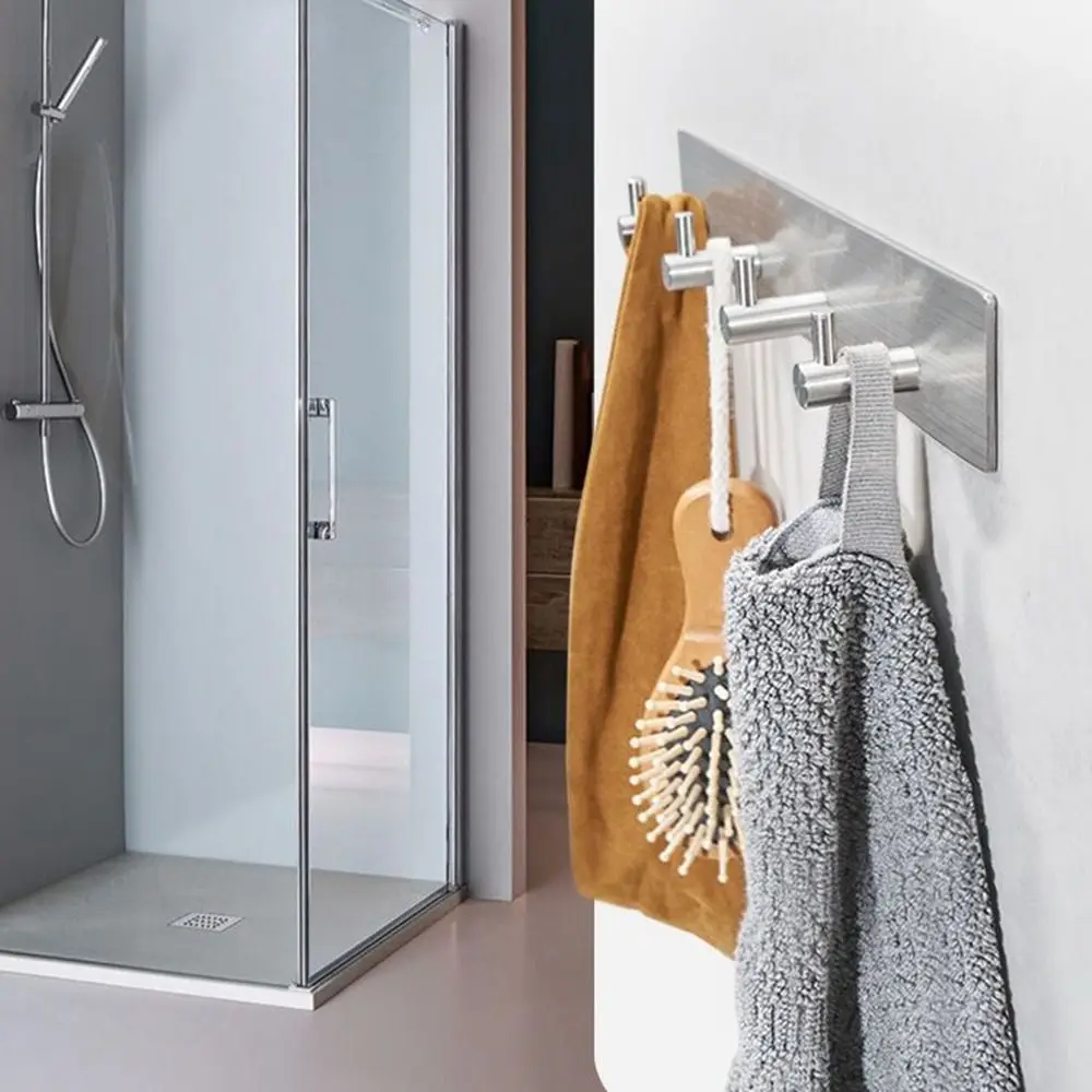 Multi-Purpose Black Stainless Steel Wall Hook 3M Sticker Adhesive Hanging Towel Holder Heavy Duty Rustproof Coat Hooks Kitchen
Multi-Purpose Black Stainless Steel Wall Hook 3M Sticker Adhesive Hanging Towel Holder Heavy Duty Rustproof Coat Hooks Kitchen