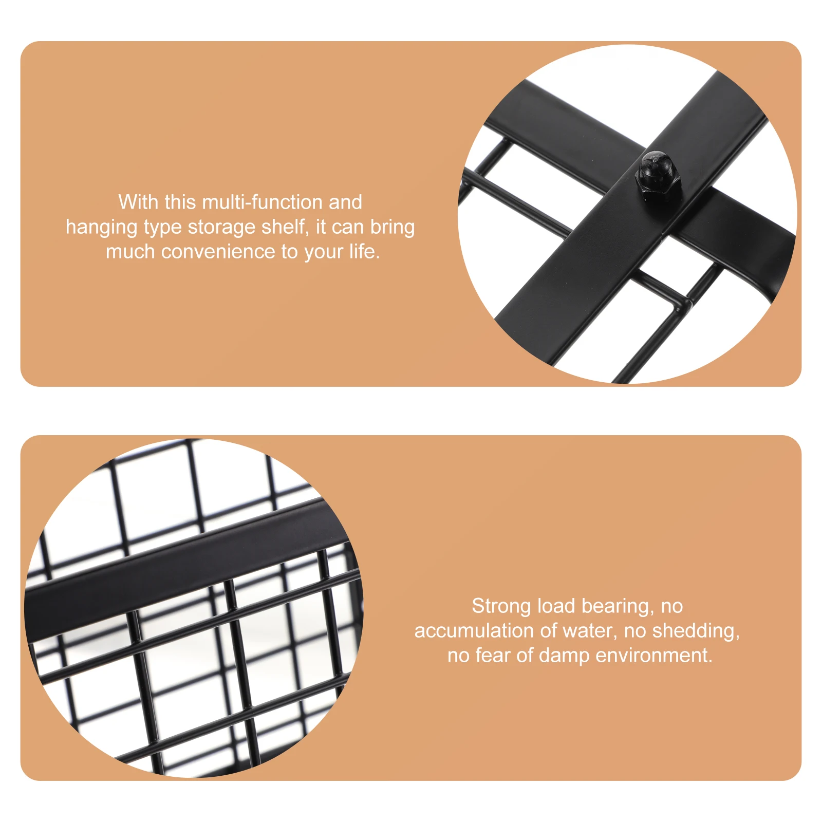 Kitchen Hanging Wire Metal Cabinet Organizer Multi-Use Storage Shelf Wall-Mounted Vegetable Basket Rustproof Carbon Steel 
Kitchen Hanging Wire Metal Cabinet Organizer Multi-Use Storage Shelf Wall-Mounted Vegetable Basket Rustproof Carbon Steel