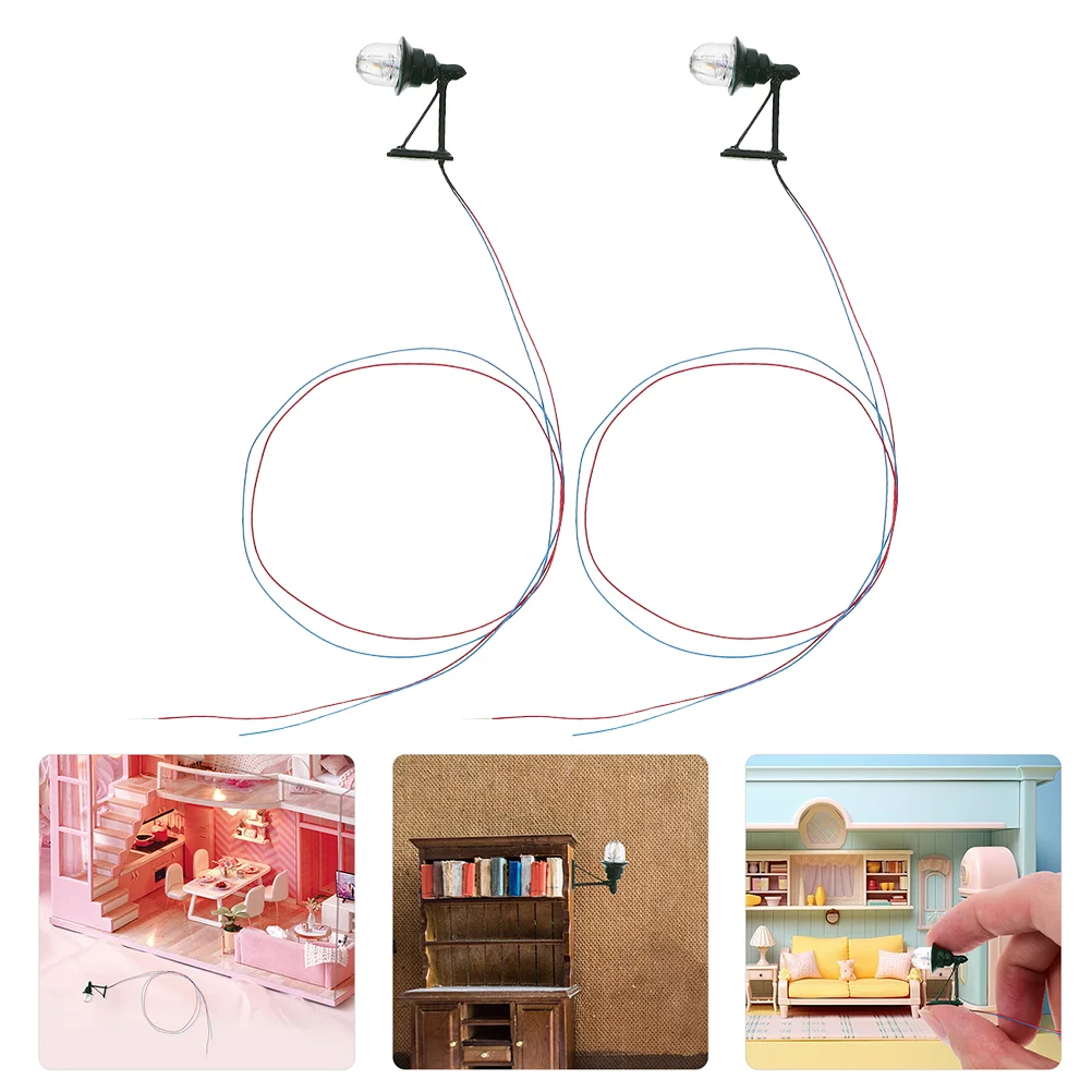 2 Pcs Miniature Wall Lamp for Dollhouse 1 87 Scale LED Lights Compact Design Energy Efficient Soft Illumination Versatile Use
2 Pcs Miniature Wall Lamp for Dollhouse 1 87 Scale LED Lights Compact Design Energy Efficient Soft Illumination Versatile Use