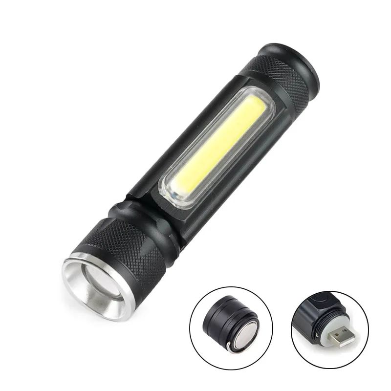 ZK20 T6 USB charging strong light flashlight Multifunctional T6+COB work light maintenance light LED emergency light
ZK20 T6 USB charging strong light flashlight Multifunctional T6+COB work light maintenance light LED emergency light