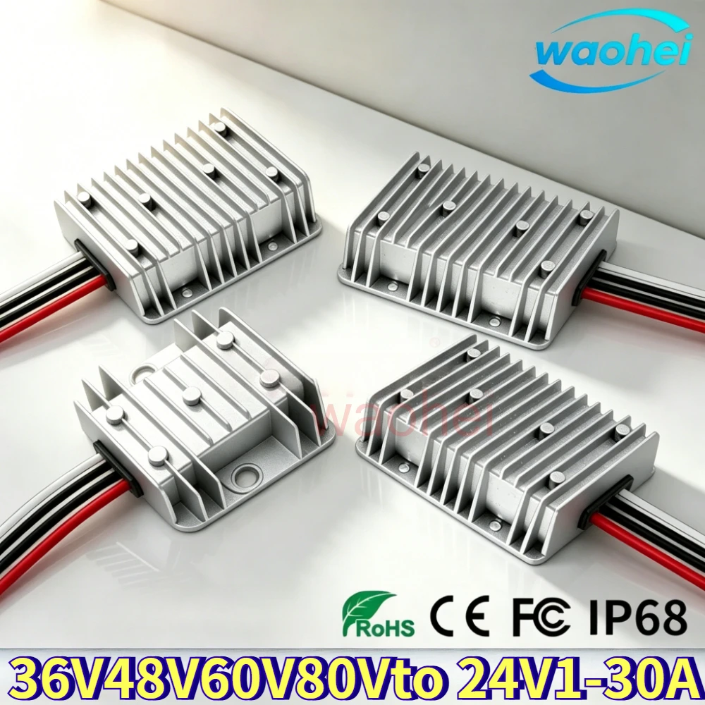 36V 48Vto24V 1A 2A 3A 5A 10A 15A 20A 30A 480W DC DC Buck Converter Step Down Model Stabilizer Voltage IP68 ROHS Water poof level
36V 48Vto24V 1A 2A 3A 5A 10A 15A 20A 30A 480W DC DC Buck Converter Step Down Model Stabilizer Voltage IP68 ROHS Water poof level