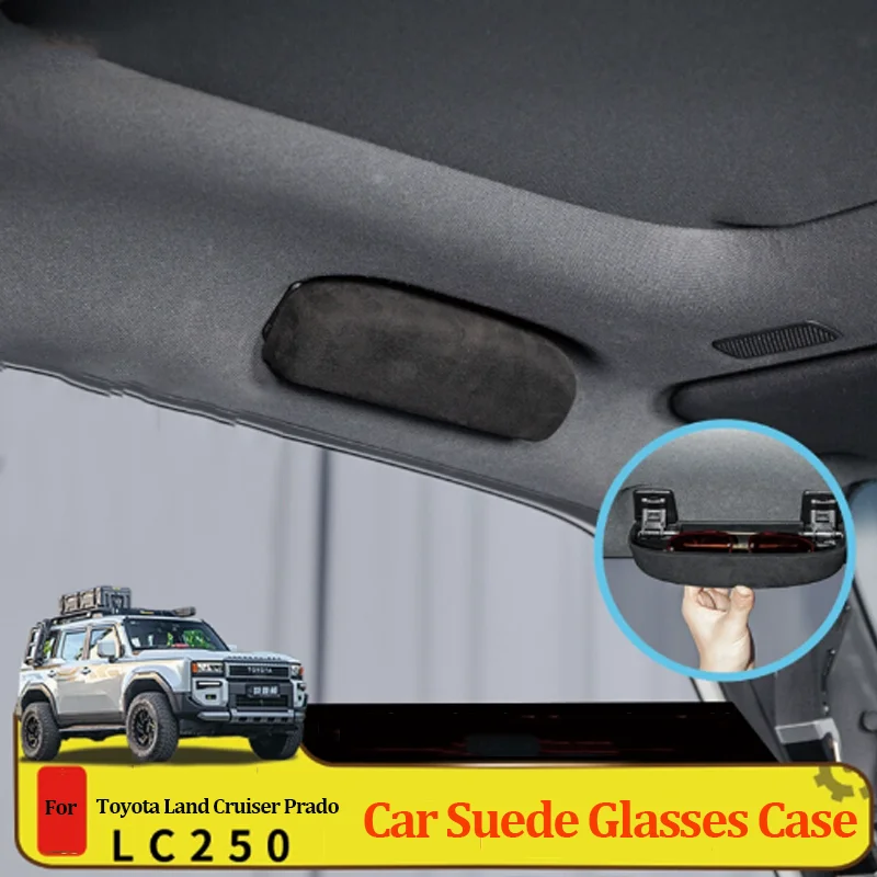 For Toyota Land Cruiser 250 Prado LC250 2024 Car Eyewear Case Box Sunglasses Holder Suede Glasses Storage Box Car Accessories
For Toyota Land Cruiser 250 Prado LC250 2024 Car Eyewear Case Box Sunglasses Holder Suede Glasses Storage Box Car Accessories