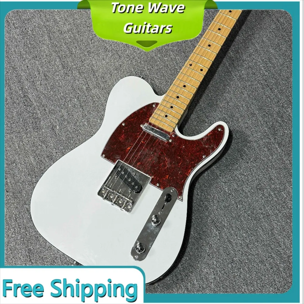 TLE White Red Electric Guitar Mahogany Body White Protective Board Maple Fingerboard SS Pickup Classic Design Premium Music Gift
TLE White Red Electric Guitar Mahogany Body White Protective Board Maple Fingerboard SS Pickup Classic Design Premium Music Gift