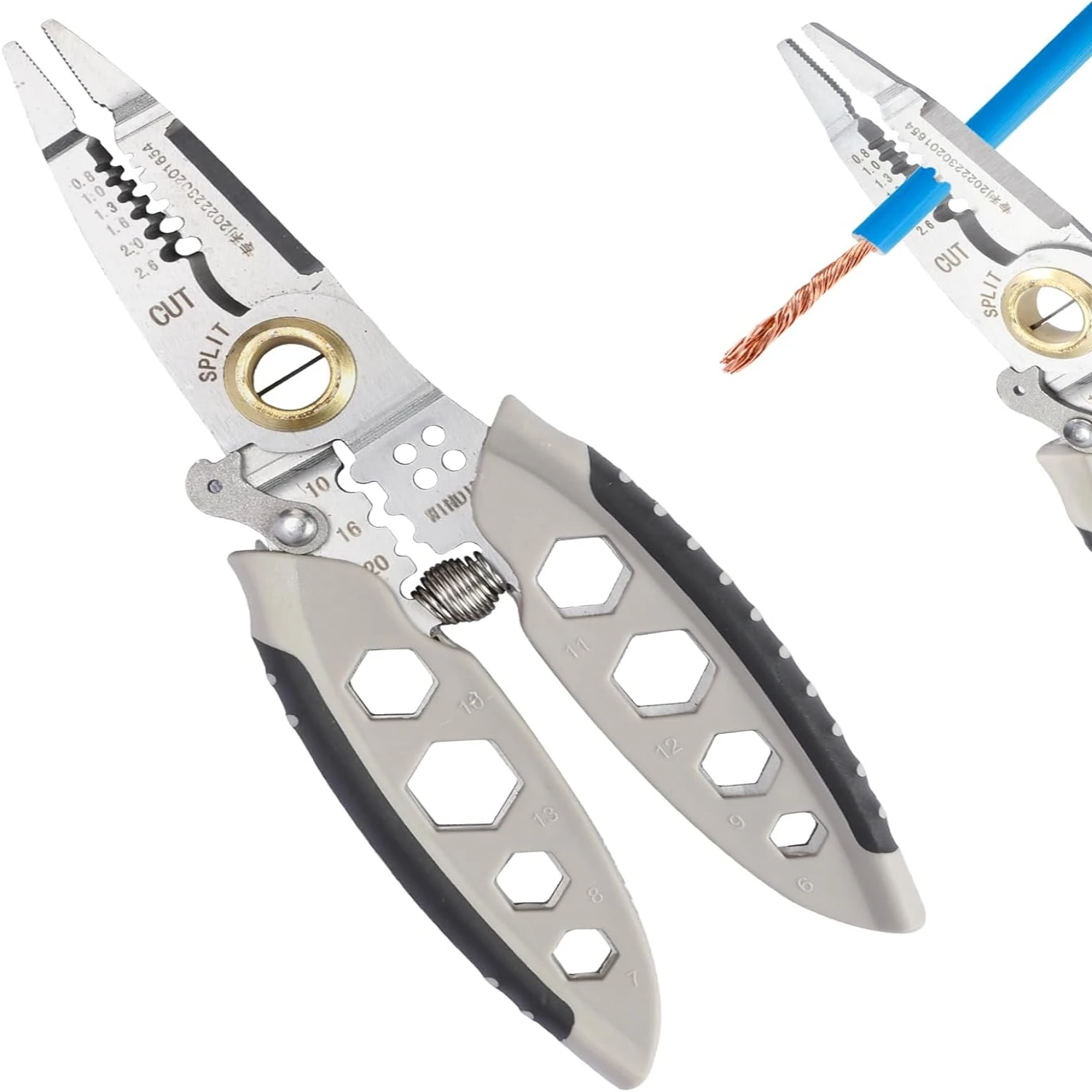 Ultimate Heavy Duty Efficient 9 in 1 Wire Stripper Tool - Versatile and Perfect for Electricians - Ideal for Stripping, Cutting,
Ultimate Heavy Duty Efficient 9 in 1 Wire Stripper Tool - Versatile and Perfect for Electricians - Ideal for Stripping, Cutting,