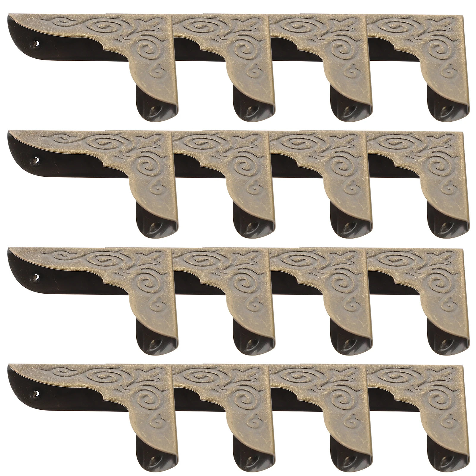 30Pcs Metal Book Corner Protectors Sturdy Style Book Page Guards Decorative Corners for Scrapbooks Notebooks
30Pcs Metal Book Corner Protectors Sturdy Style Book Page Guards Decorative Corners for Scrapbooks Notebooks