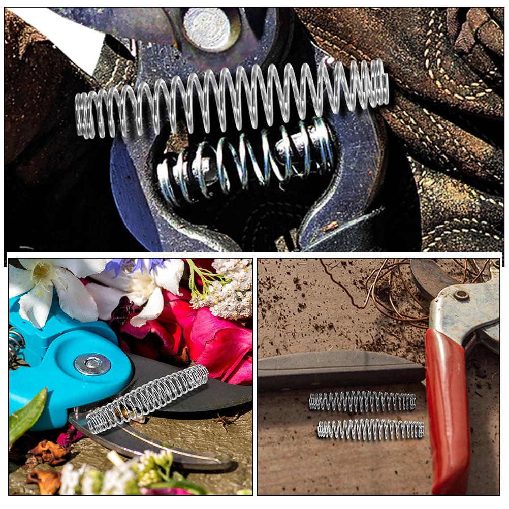 10pcs Garden Shears Spring Stainless Steel Pruner Replacement Trimming Clippers Bypass Precision Hand Springs Suite
10pcs Garden Shears Spring Stainless Steel Pruner Replacement Trimming Clippers Bypass Precision Hand Springs Suite