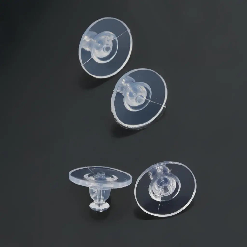 Silicone Earring Stoppers Clear Ear Posts Bulk Earring Backs Earring Findings Supplies for Jewelry Making
Silicone Earring Stoppers Clear Ear Posts Bulk Earring Backs Earring Findings Supplies for Jewelry Making