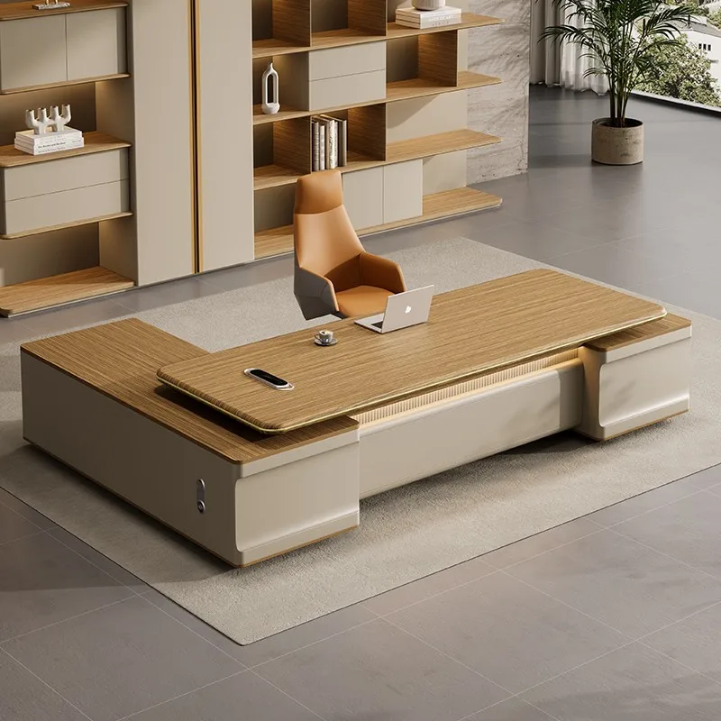 manager CEO Boss office furniture High-end luxury L-shaped director desk E0 MDF solution desk office administrative desk
manager CEO Boss office furniture High-end luxury L-shaped director desk E0 MDF solution desk office administrative desk