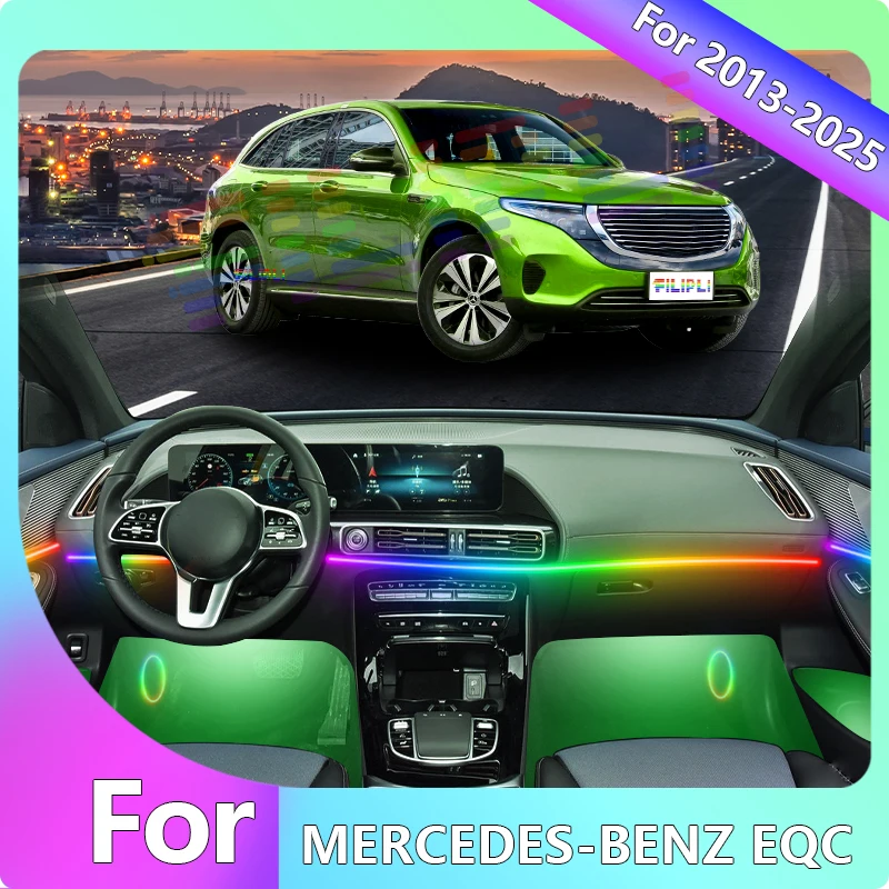 FILIPLI For 2013 For The MERCEDES-BENZ EQC 64 RGB Car Ambient Light Bluetooth Controlled DIY Cyberpunk Car Interior LED Strips
FILIPLI For 2013 For The MERCEDES-BENZ EQC 64 RGB Car Ambient Light Bluetooth Controlled DIY Cyberpunk Car Interior LED Strips