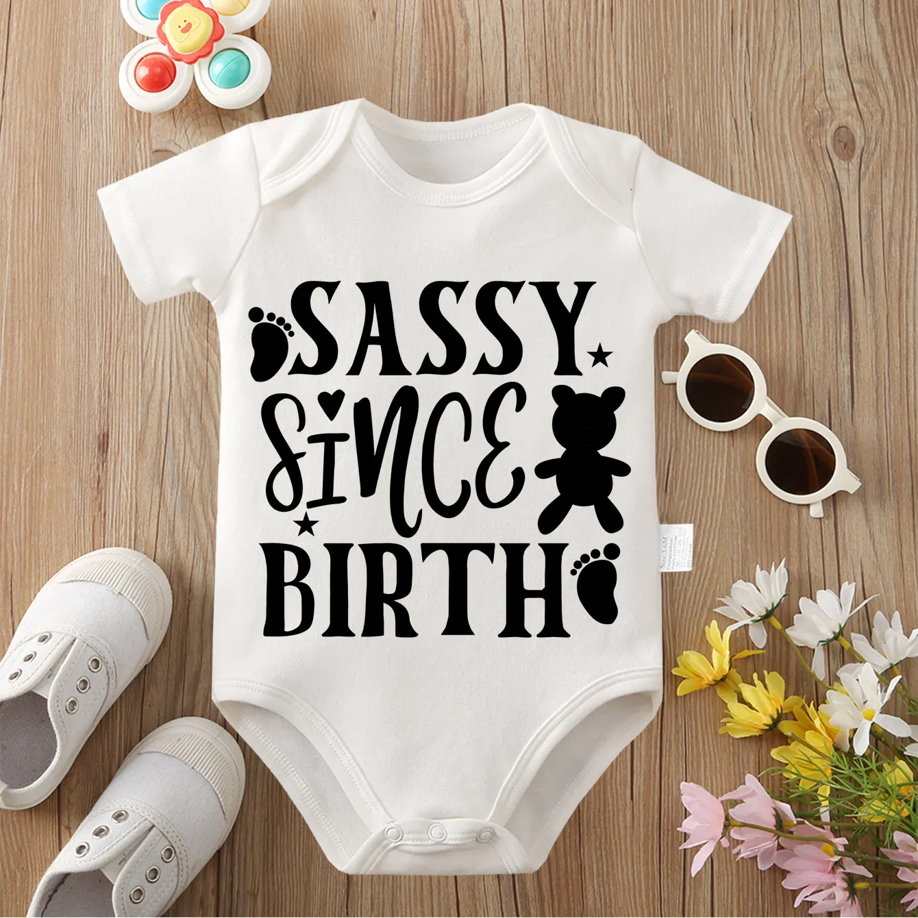 Sassy Sincs Birth с принтом, удобный комбинезон из 100% хлопка для малышей, комбинезон для новорожденных от 0 до 12 месяцев
Sassy Sincs Birth с принтом, удобный комбинезон из 100% хлопка для малышей, комбинезон для новорожденных от 0 до 12 месяцев