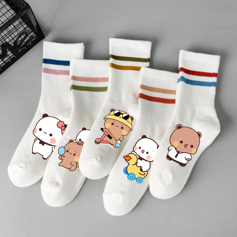 Bubu One Two Cute Bear Stockings for Men Women Anime Cartoon Cute Socks Couple Winter Warm Fashion Stocking Sports Socks Gifts
Bubu One Two Cute Bear Stockings for Men Women Anime Cartoon Cute Socks Couple Winter Warm Fashion Stocking Sports Socks Gifts