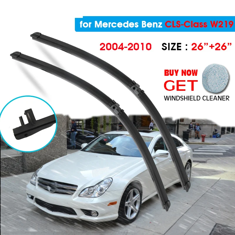 Car Wiper Blade For Mercedes Benz CLS-Class W219 26"+26" 2004-2010 Auto Windscreen Windshield Wipers Blades Fit Side Pin Arms
Car Wiper Blade For Mercedes Benz CLS-Class W219 26"+26" 2004-2010 Auto Windscreen Windshield Wipers Blades Fit Side Pin Arms