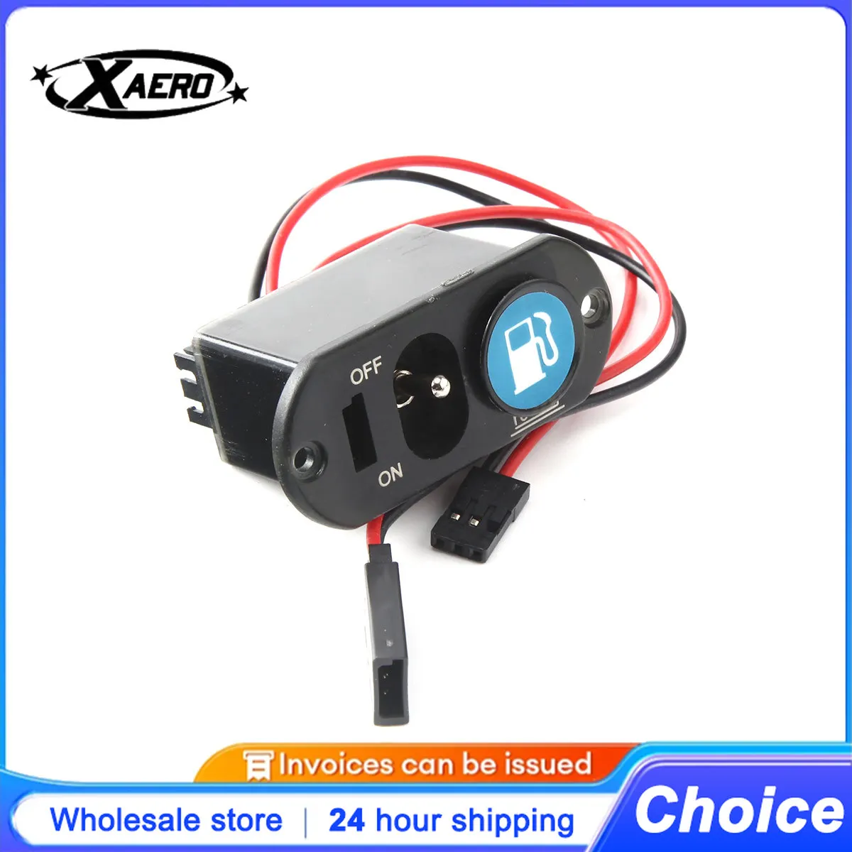 Methanol Fuel Cutoff Switch 30A with Waterproof Design for RC Airplane Car Boat Refueling System
Methanol Fuel Cutoff Switch 30A with Waterproof Design for RC Airplane Car Boat Refueling System