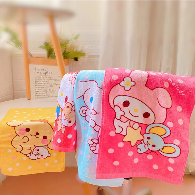 Hello Kitty Anime Kawaii Sanrio Children Cotton Towel Cute Cartoon My Melody Student Household Face Towel Gifts for Girls
Hello Kitty Anime Kawaii Sanrio Children Cotton Towel Cute Cartoon My Melody Student Household Face Towel Gifts for Girls