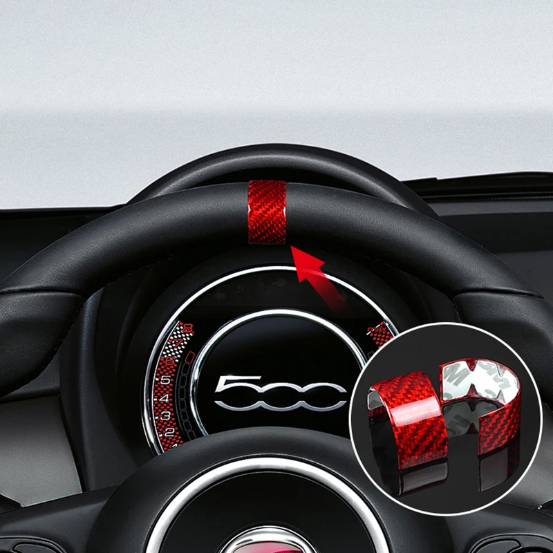 Наклейка из настоящего твердого углеродного волокна для Fiat 500 2020-2023, кольцо на руль автомобиля, отделка для Fiat 500, аксессуары из углеродного волокна
Наклейка из настоящего твердого углеродного волокна для Fiat 500 2020-2023, кольцо на руль автомобиля, отделка для Fiat 500, аксессуары из углеродного волокна