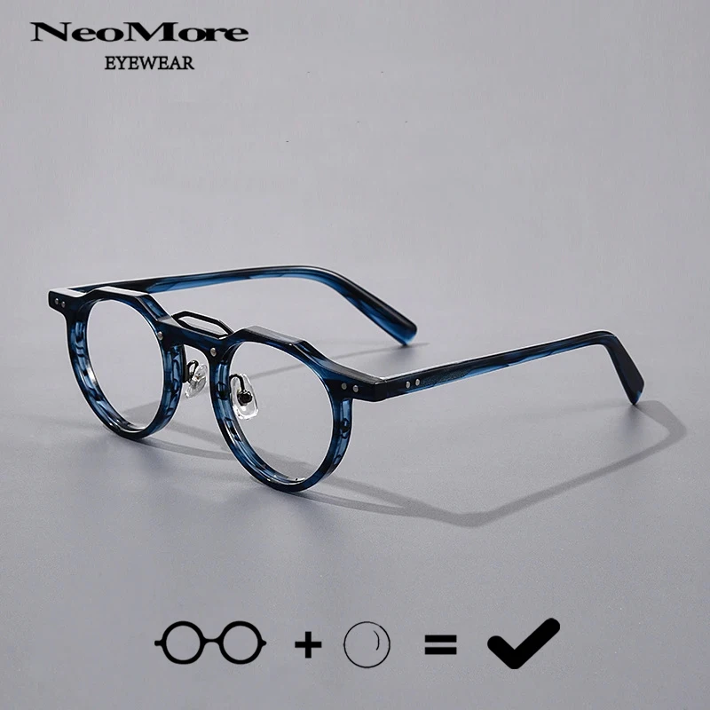 Retro Acetate Fiber Small Frame Glasses Brand Myopia Progressive Multifocal Glasses Optical Lens Glasses Prescription Gafas
Retro Acetate Fiber Small Frame Glasses Brand Myopia Progressive Multifocal Glasses Optical Lens Glasses Prescription Gafas