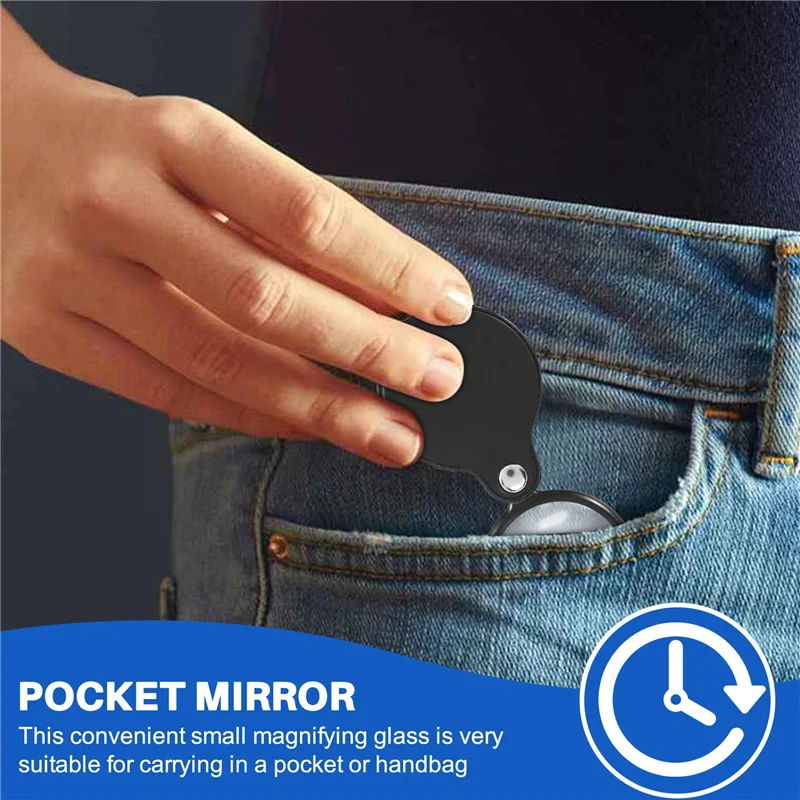 ABSS-Folding Fold Away Pocket Magnifying Glass Magnifier Lens 3X Magnification Folding Leather Case Magnifying Glass
ABSS-Folding Fold Away Pocket Magnifying Glass Magnifier Lens 3X Magnification Folding Leather Case Magnifying Glass