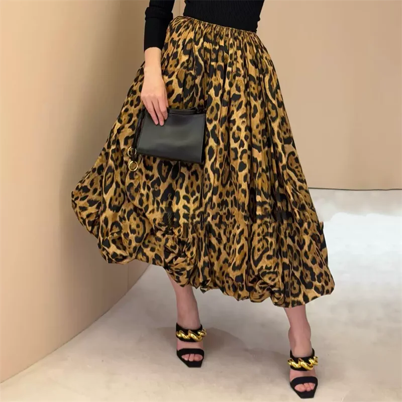 women's skirt New leopard print long skirt for summer 2026 Low waist slim fit women's half skirt Flower bud shaped skirt y2k
women's skirt New leopard print long skirt for summer 2026 Low waist slim fit women's half skirt Flower bud shaped skirt y2k