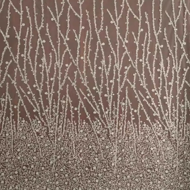 Flower Beaded Sequined Embroidered Mesh Fabric for DIY Sewing Wedding Dress Lace Accessories Clothing Fashion Material Cloth
Flower Beaded Sequined Embroidered Mesh Fabric for DIY Sewing Wedding Dress Lace Accessories Clothing Fashion Material Cloth