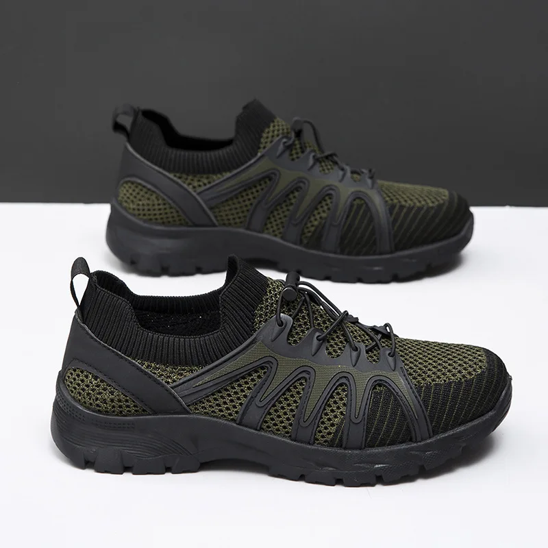 New Men's Shoes Outdoor Mountaineering Casual Fly-knit Breathable Shoes Fashionable Comfortable Waterproof Sports Shoes
New Men's Shoes Outdoor Mountaineering Casual Fly-knit Breathable Shoes Fashionable Comfortable Waterproof Sports Shoes