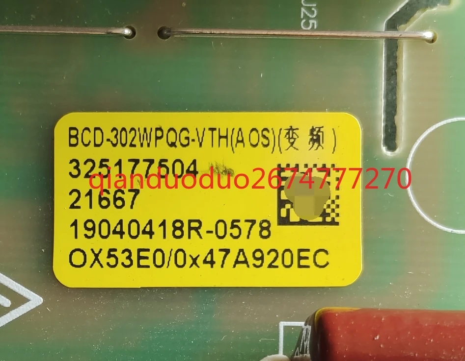 BCD-302WPQG-VTH (A0S) (преобразование частоты) компьютерная плата подходит для основной платы управления холодильником Jinghong 325177504
BCD-302WPQG-VTH (A0S) (преобразование частоты) компьютерная плата подходит для основной платы управления холодильником Jinghong 325177504