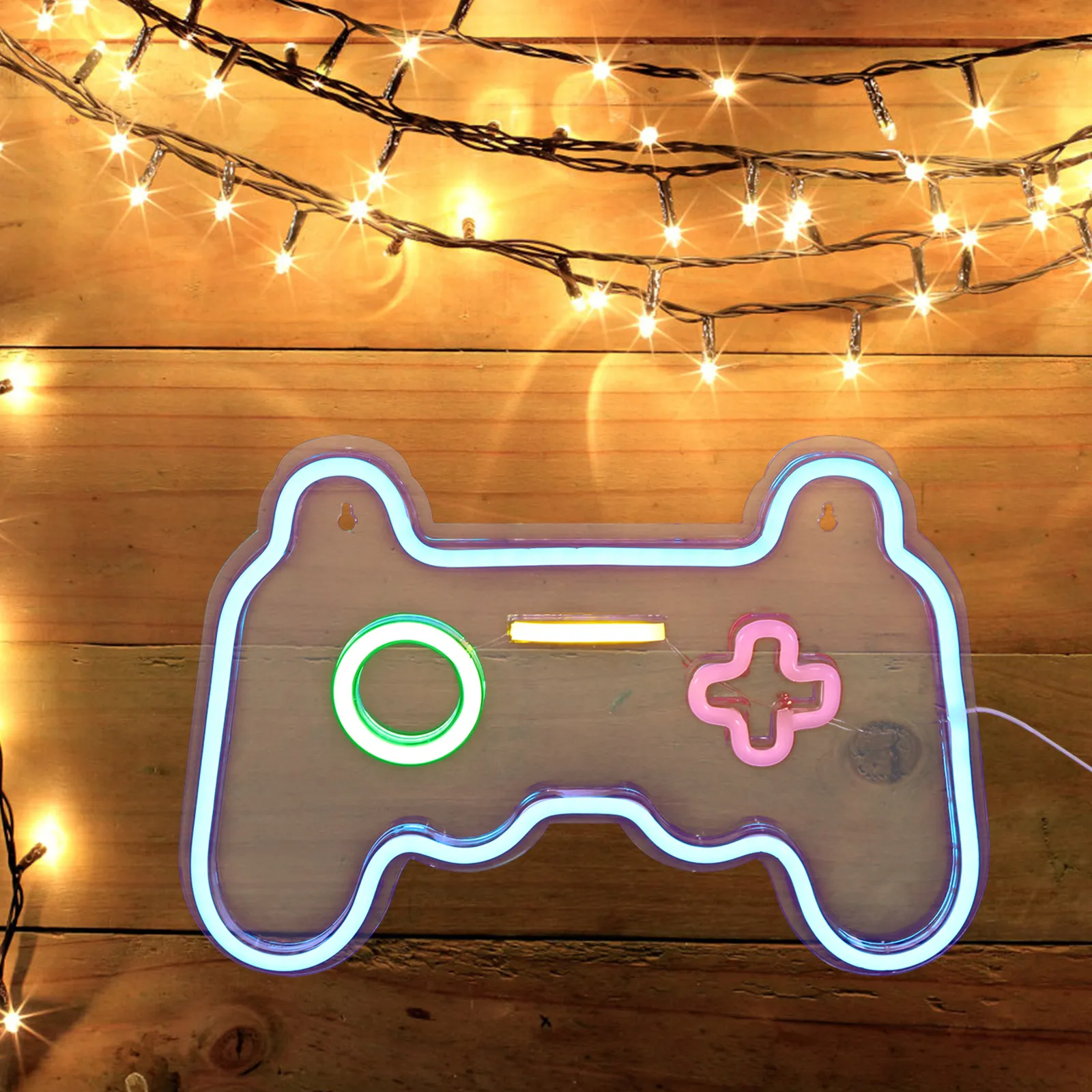1Pcs Game Controller Neon Light Lamp Creative Night Light for Bedroom Room Home Decor USB Powered Bright Atmosphere
1Pcs Game Controller Neon Light Lamp Creative Night Light for Bedroom Room Home Decor USB Powered Bright Atmosphere